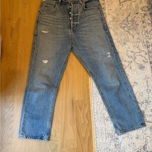 Citizens Of Humanity Gray Distressed Wome’s Jeans